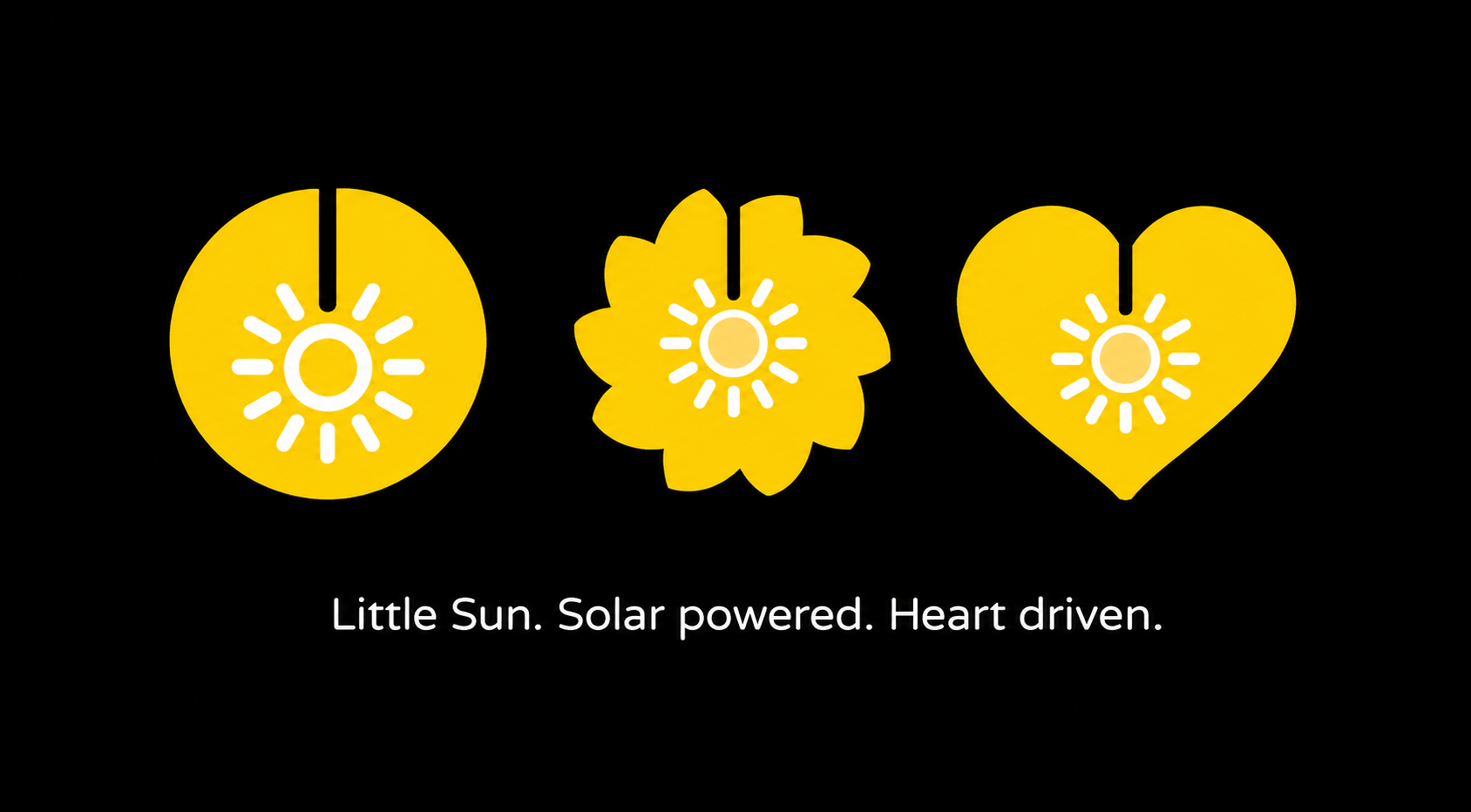 Little Sun marks — circle, flower and heart